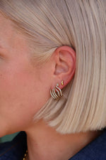 Load image into Gallery viewer, Screwback Stud Earrings - Paloma Pear Gold
