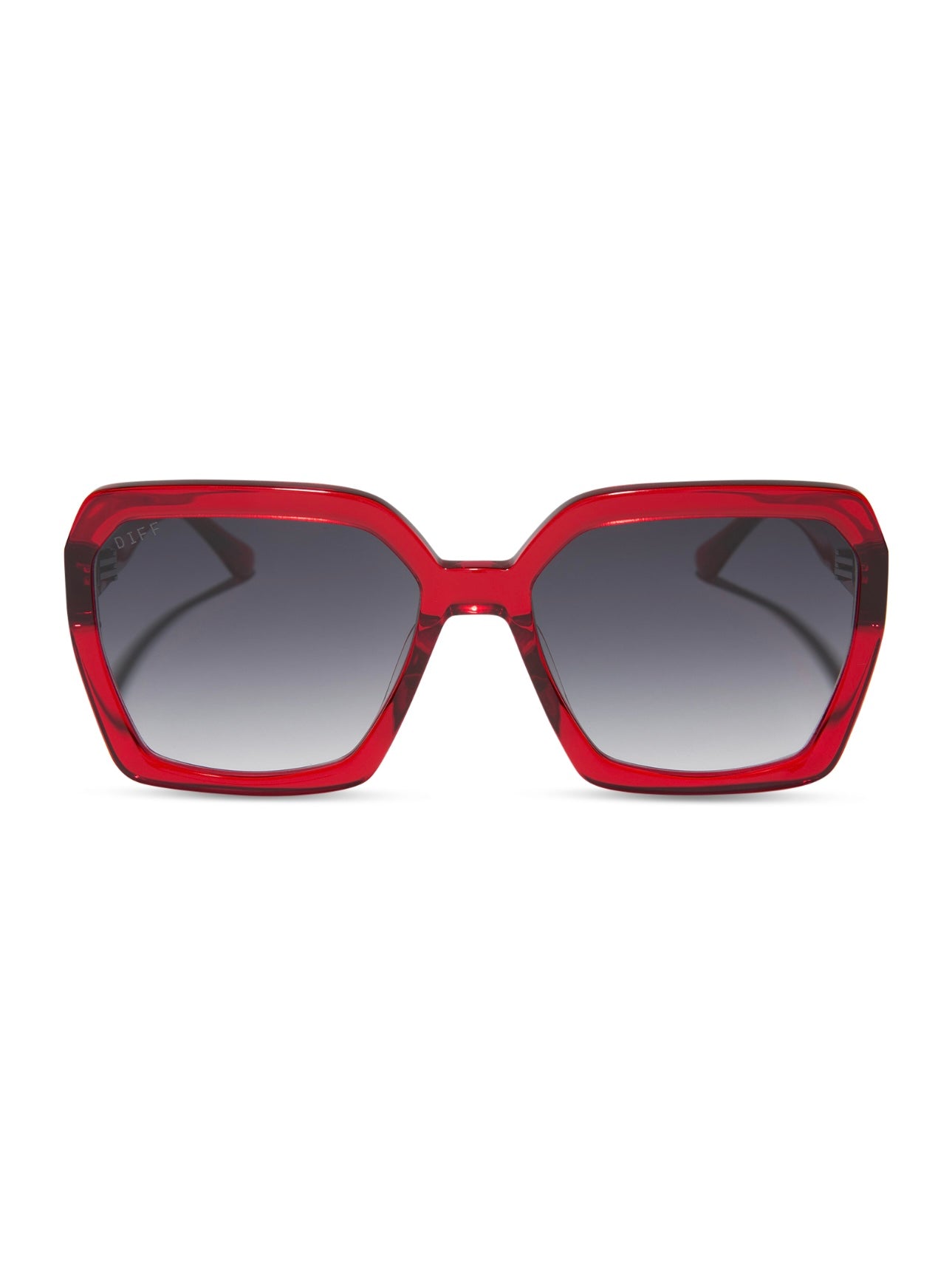 Sloane - Red Hot Summer + Grey Gradient DIFF Sunglasses