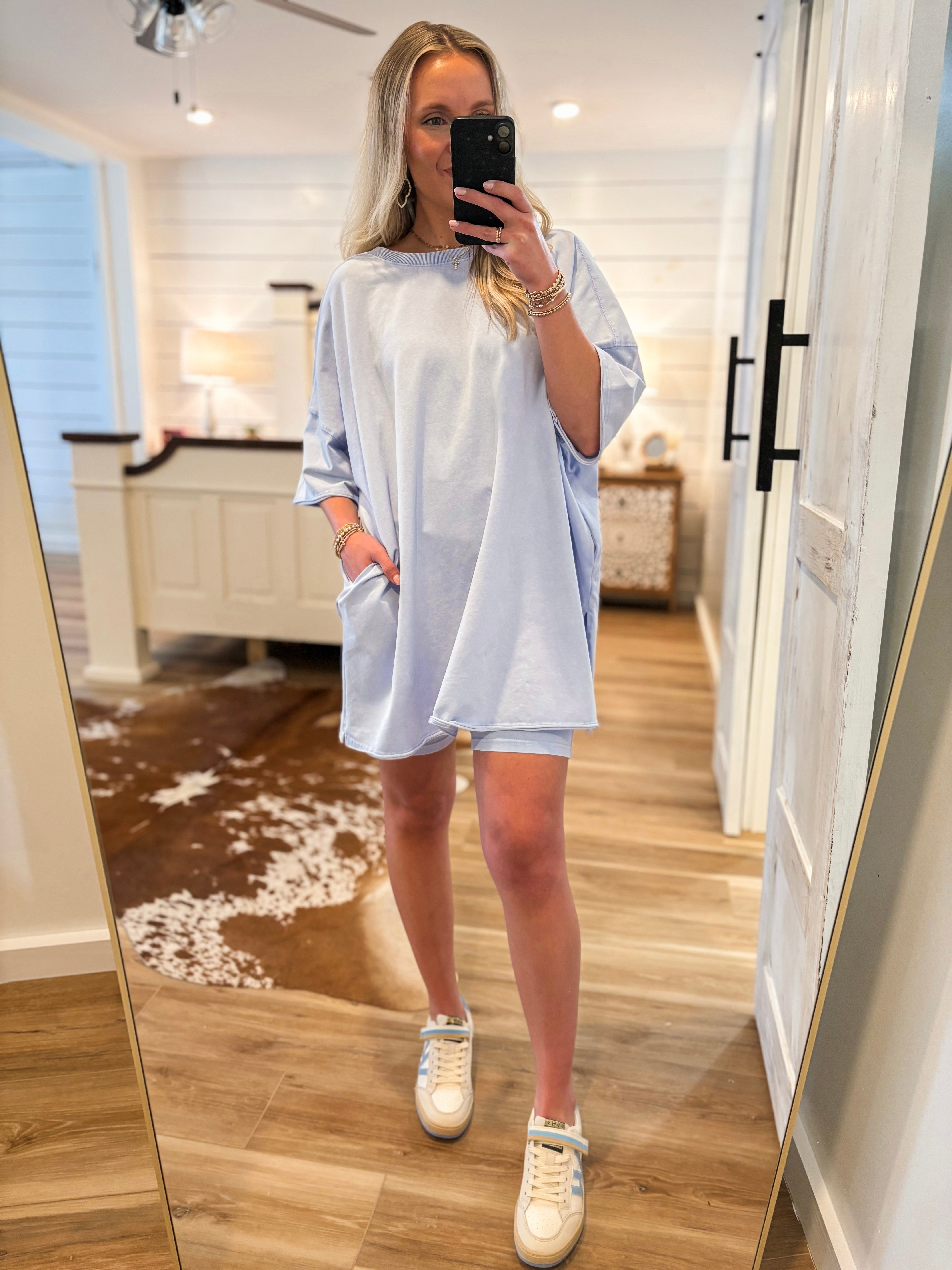 Afternoon Bliss Periwinkle Tunic