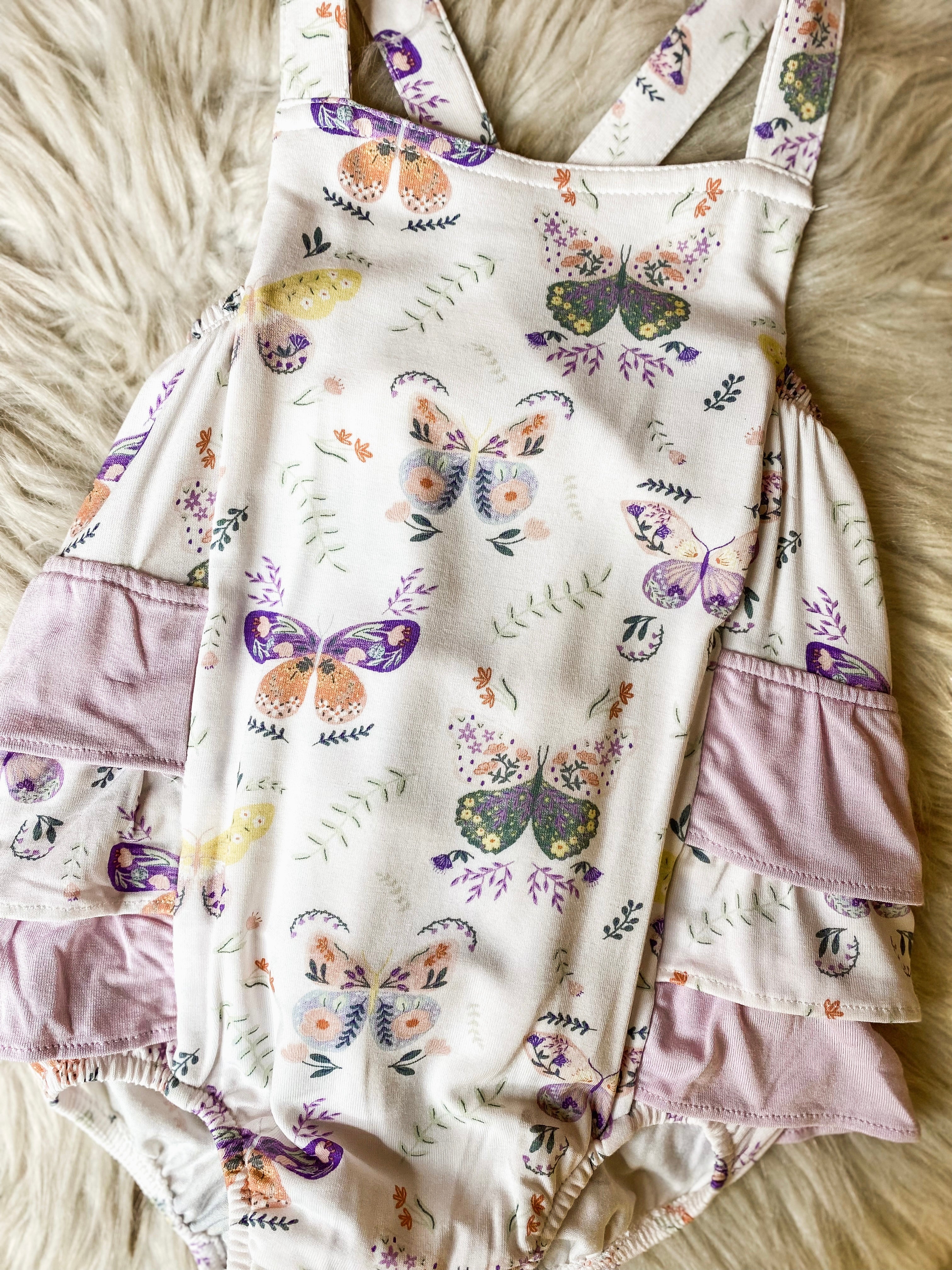 Angel Dear Botany Butterflies Sunsuit