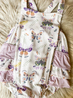 Load image into Gallery viewer, Angel Dear Botany Butterflies Sunsuit
