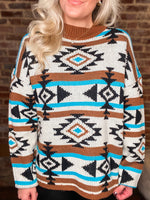 Load image into Gallery viewer, In This Moment Aztec Sweater
