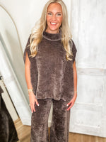 Load image into Gallery viewer, Seeing More Mocha Tunic &amp; Lounge Pant Set
