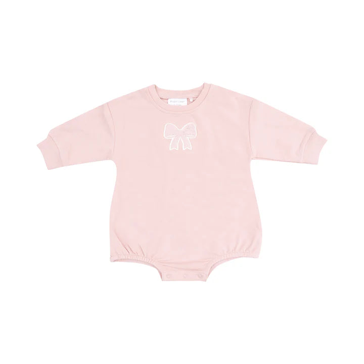 Angel Dear Sweatshirt Bow Bubble With Chenille Patch