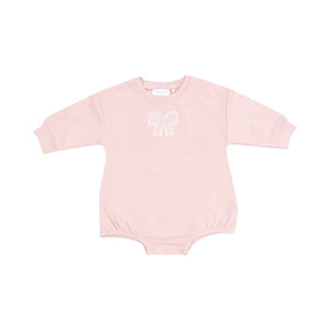 Angel Dear Sweatshirt Bow Bubble With Chenille Patch
