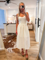 Load image into Gallery viewer, Next Step Natural Knit Midi Dress
