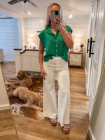 Load image into Gallery viewer, Enough For Me Kelly Green S/S Sweater
