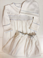 Load image into Gallery viewer, Sweetly Smocked Greeting Gown - Boy
