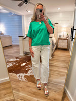 Load image into Gallery viewer, Around Here Kelly Green Tee
