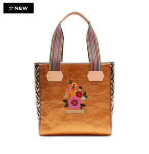 Consuela Bronzed Classic Tote