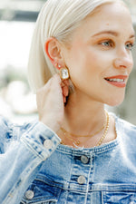 Load image into Gallery viewer, Eva Statement Earrings - Brown
