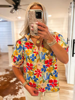 Load image into Gallery viewer, Fresh Perspective Multi Floral Blouse
