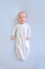 Load image into Gallery viewer, Sweetly Smocked Greeting Gown - Boy
