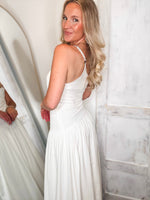Load image into Gallery viewer, Heaven Sent Ivory Drop Waist Maxi Dress
