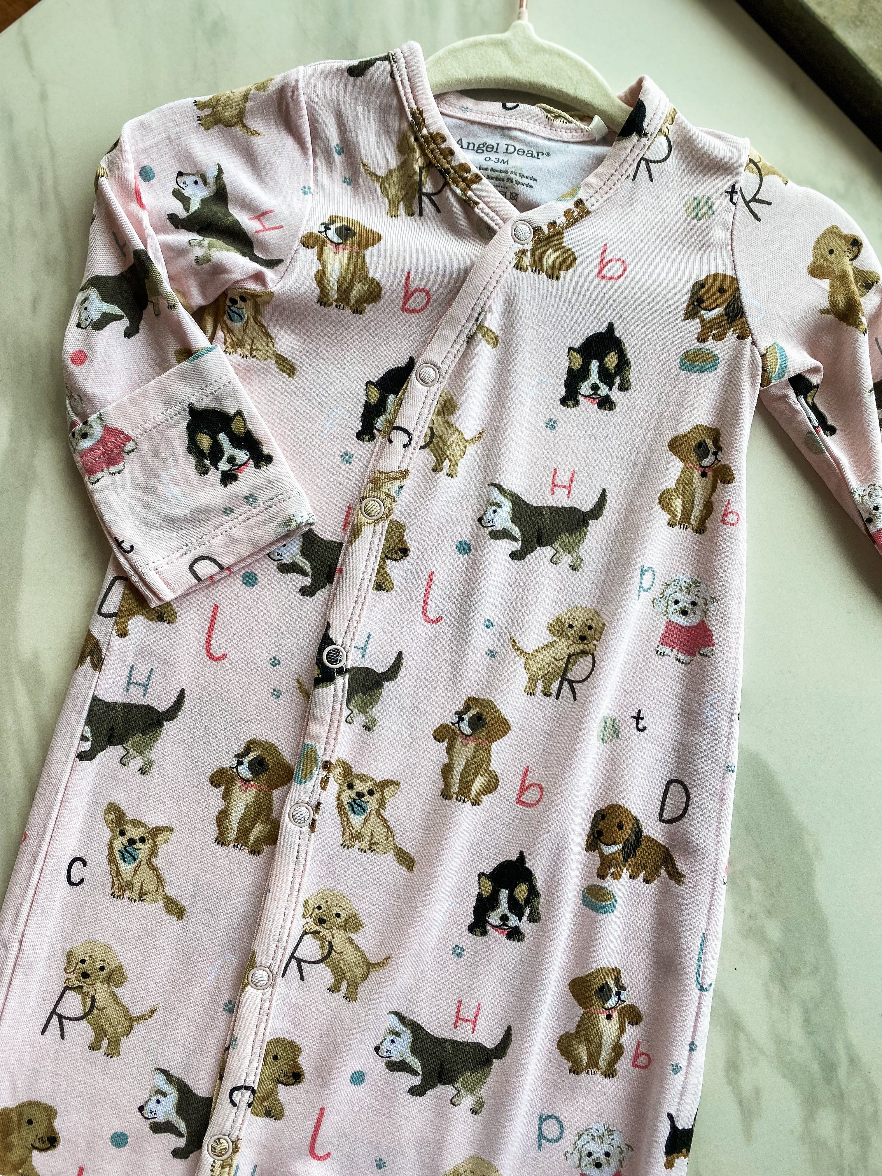 Angel Dear Alphabet Puppy Bundle Gown
