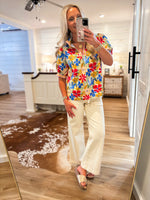 Load image into Gallery viewer, Fresh Perspective Multi Floral Blouse

