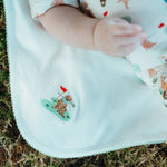 Load image into Gallery viewer, Pip Embroidered Blanket -  Barks &amp; Birdies

