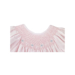 Load image into Gallery viewer, Adorable Preemie Pink Smocked Day Gown with Raglan Embroidery
