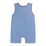 Load image into Gallery viewer, Denim Look Crawfish Romper
