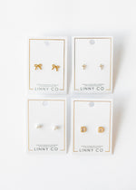 Load image into Gallery viewer, Screwback Stud Earrings - Payton Pearl White 5mm
