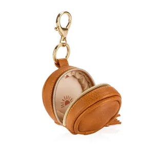 Cognac Diaper Bag Charm Pod Keychain