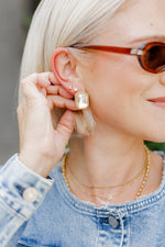 Load image into Gallery viewer, Eva Statement Earrings - Brown
