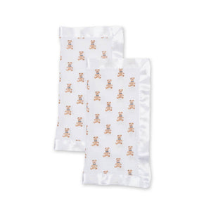 2-pack Muslin Security Blankets - Vintage Bears