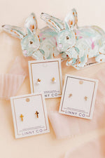 Load image into Gallery viewer, Screwback Stud Earrings - Catherine Cross
