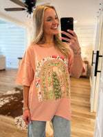 Load image into Gallery viewer, Best Wishes Rose Rainbow Patch S/S Tee
