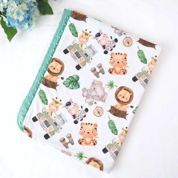 Oh So Soft Safri Infant and Toddler Blanket