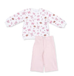 Load image into Gallery viewer, Angel Dear Footballs &amp; Bows Sweatshirt &amp; Baby Bells
