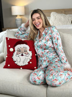 Load image into Gallery viewer, Santa Feather Simply Southern Pajama Set
