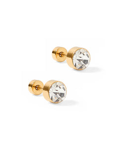 Juliet Clear Screwback Stud