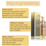 Load image into Gallery viewer, 24K Foaming Cleanser with 24k Gold, Witch Hazel &amp; Aloe Vera
