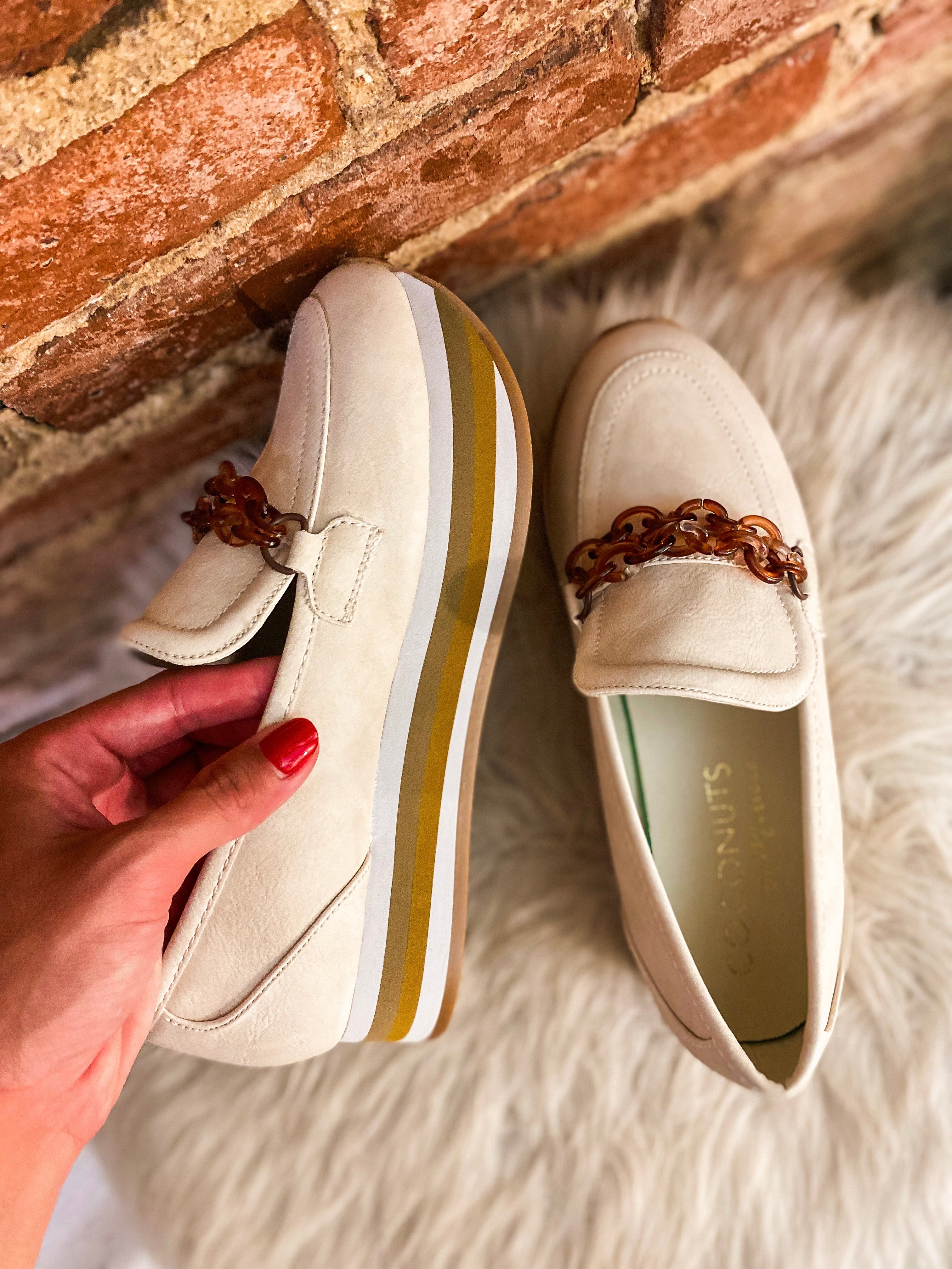 Matisse Carleen Ivory Platform Loafer