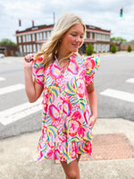 Load image into Gallery viewer, Abby Copacabana Pink Michelle McDowell Dress
