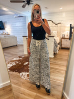 Load image into Gallery viewer, Zebra Wide Leg Denim

