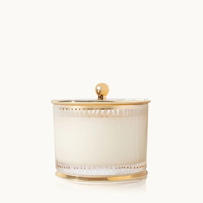 Fraiser Fir Gilded Frosted Wood Grain Candle
