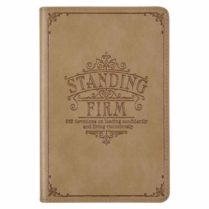 Devotional Standing Firm Faux Leather