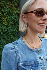 Load image into Gallery viewer, Eva Statement Earrings - Brown
