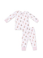 Load image into Gallery viewer, Christmas Teddy Bears Pink L/S Loungewear Set
