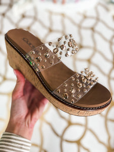 Bad Habit Clear Corkys Wedge