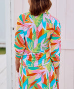 Load image into Gallery viewer, Hamptons Get Tropical Mary Square Half Zip
