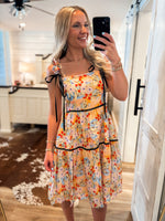 Load image into Gallery viewer, In The Wait Multi Floral Dress
