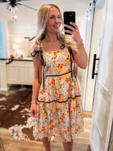 In The Wait Multi Floral Dress