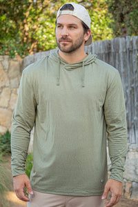 Performance Hoodie - Heather Sage