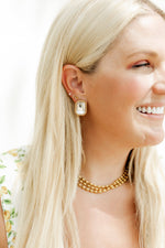 Load image into Gallery viewer, Eva Statement Earrings - Brown
