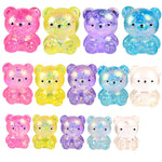 Load image into Gallery viewer, Cartoon Sequin Bear Squishy Toy Slow Rising Stress Relief Squeeze Toy
