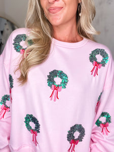 Millie Wreaths Sweatshirt - Mary Square