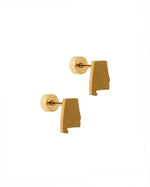 Load image into Gallery viewer, Screwback Stud Earrings - State of Alabama
